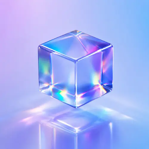 3D Glass Icon