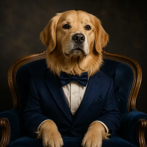 Anthropomorphic Pet Portrait